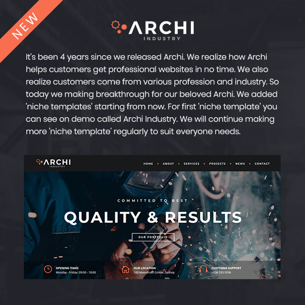 Archi - Interior Design Website Template - 3