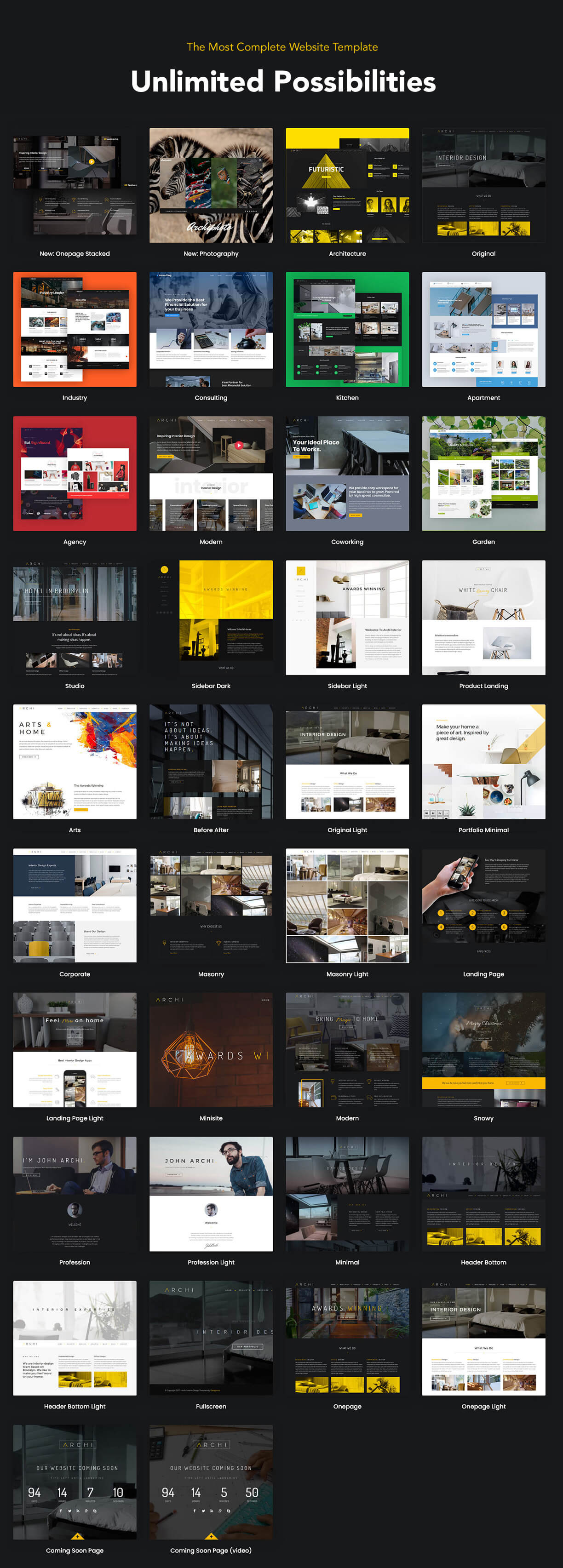Archi - Creative Multipurpose Website Template - 18