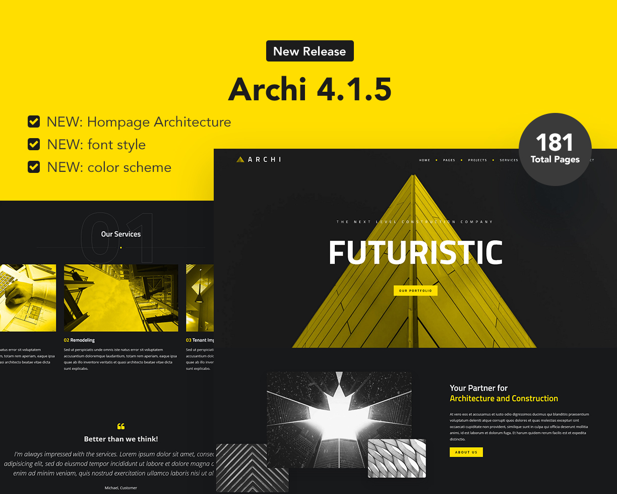 Archi - Creative Multipurpose Website Template - 22