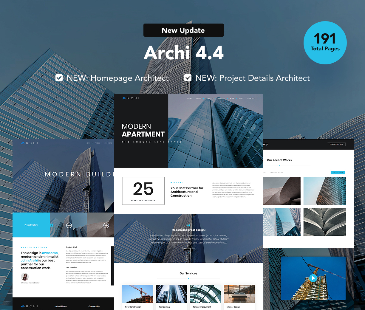 Archi - Interior Design and Multi-Purpose Template - 9