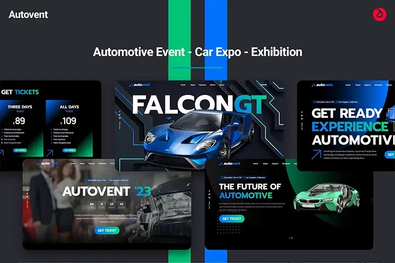 Autovent - Auto Event, Car Expo, Exhibition Website Template