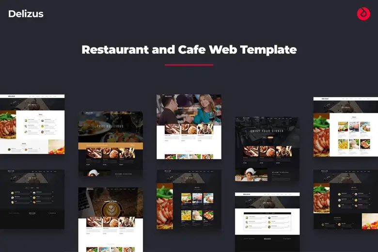 Restaurant Website Template - Delizus