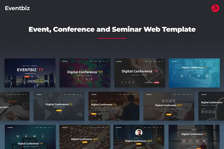 Eventbiz - Event, Conference and Seminar Website Template