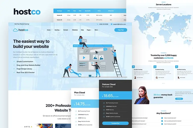 Hostco - Hosting Website Template