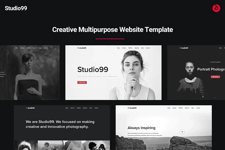 Studio99 - Responsive Multipurpose Bootstrap Website Template