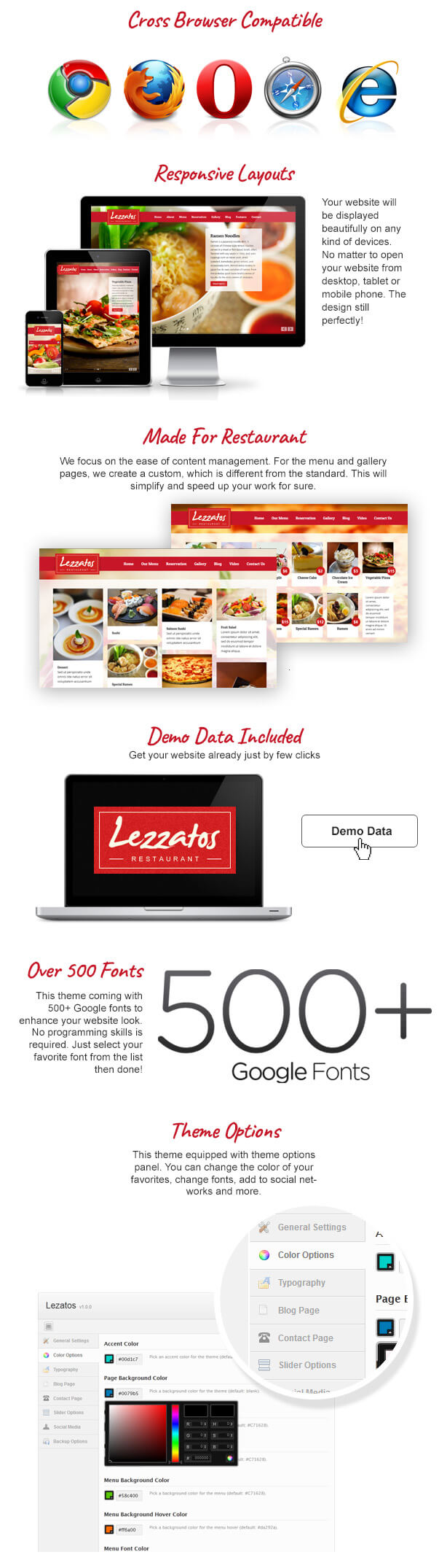 Lezzatos - Restaurant WordPress Theme - 2