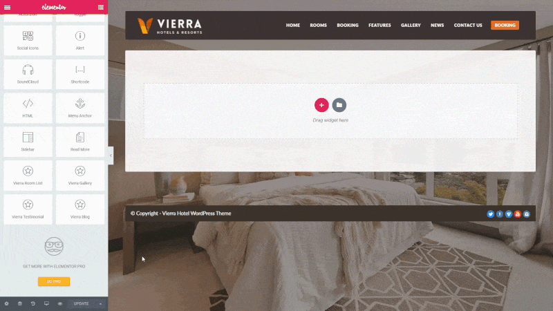 Vierra - Hotel, Resort, Inn & Booking Elementor WordPress Theme - 2